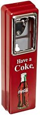 Coke Coca Cola Bottle Opener and Cap Catcher Wall Mount Stationary NEW picture