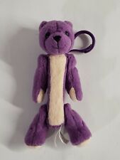 Vintage 2000 PEZ Dakin Fuzzy Friends Gilbert Bear Plush Cuddly Dispenser Purple picture