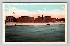 Waterville ME-Maine, Lockwood Cotton Mills, Antique, Vintage Souvenir Postcard picture