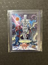 2022 Marvel Spider-Man Into the Spider-Verse Racho Silver Surfer Sketch 1/1 picture
