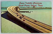 i267 Postcard The New Queen Isabella Causeway South Padre Island Texas TX picture