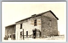 C.1930 RPPC FORT LARAMIE, WY PRISON & GUARD HOUSE FT LAWHEAD PHOTO Postcard P50 picture