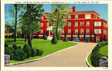 1940'S LINEN. HAYWOOD CO. HOSPITAL. WAYNESVILLE, NC POSTCARD SC1 picture