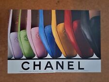 Vintage Chanel Shoes Slip-on Loafers Women's - 1992 Art AD Decor picture