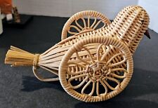 Akebi Craft Work Dove Pigeon Car Cart Hatoguruma Folk Toy Bird Figurine 2.5