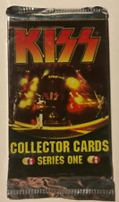 Series ONE, factory sealed, KISS Vintage 1997 Trading Card foil pack picture