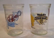 Two Vintage Welch's Glasses Tom & Jerry | Selvester & Tweety Bird picture