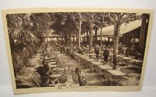 Vichy Restaurant France French Photo Postcard to Palestine 1933 Stamp  picture