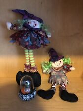 Halloween Lot 02 - Plush Witches, Shaw Brothers Co., Witch Globe picture