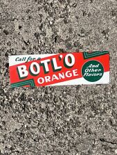 Botl’o Orange Vintage Soda Sign picture