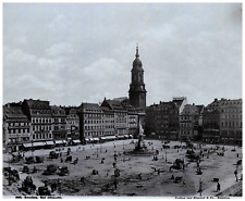 Germany, Dresden, the old market, photo. Vintage print, photo stem & co. picture