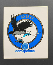 Aerospatiale AS 15 TT Missile Vintage Sticker picture