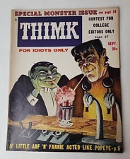 THIMK Comic, Special Monster Issue Vol 1, #3, Sept 1958 picture