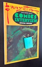 COMICS INTERVIEW #42 Frank Frazetta Special Issue (Fictioneer 1987) -- VF/NM picture