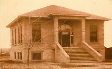 PNC Sepia Postcard 1610; Prosser WA Carnegie Library, Benton County Posted 1911 picture