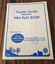 Vintage 1983 Tuscola County Michigan Plat Map Book picture