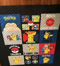FRANCO MANUFACTURING~POKEMON~QUILTED BED COVER~MULTIPLE GRAPHICS~86