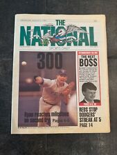 THE NATIONAL SPORTS DAILY -1990 August 1, 1990 300 Nolan Ryan Complete picture