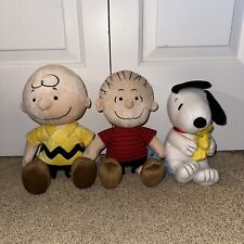 Charlie Brown Snoopy Peanuts Plush Stuffed Animals Lot picture
