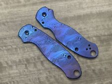 Dama TWIST Flamed Titanium Scales for Spyderco Para 3 picture