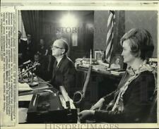 1970 Press Photo Governor Lester Maddox and wife at press confrence - now19426 picture