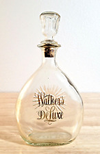 *RARE* 1953 Hiram Walker DeLuxe Bourbon Elegant Hospitality Gift Decanter Bottle picture