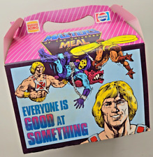 Vtg Rare 1985 Burger King Masters of The Universe He-Man Meal Pack Box Near Mint picture