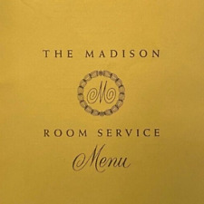 1970s Montpelier Restaurant Lounge Menu Madison Hotel Room Service Washington DC picture
