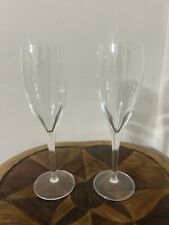 Montaudon Reims France Champagne Flutes Set Of 2 picture