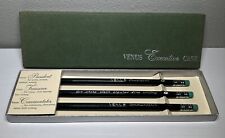 Vintage Venus Executive Case Group Pencils - Original Box - Sharpened RARE picture