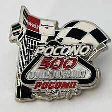 2007 Pocono 500 NASCAR Raceway Long Pond Pennsylvania Race Racing Lapel Hat Pin picture
