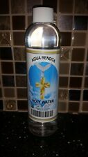 Holy Water Agua Bendita Roman Spiritual Religion Blessings 8 0z Bottle  picture
