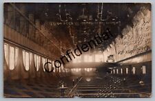 Real Photo Early View Interior Of Power House Massena NY New York RP RPPC J460 picture