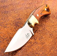 Gil Hibben Premium Diamondback Fileworked Fixed Blade EDC Knife w/Leather Sheath picture