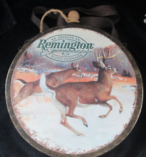 Remington 'America's Oldest Gun Maker' Water Canteen-Western/Cowboy  Home Décor picture