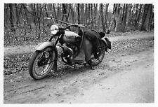 Vintage Triumph Motorbike Motorcycle Goggles X2 ORIGINAL Photographs 1958 picture