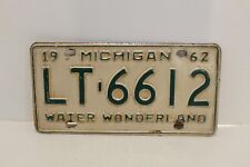 vintage 1962 michigan license plate picture