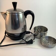 Farberware Super Fast Fully Automatic 4 Cup Vintage Coffee Percolator Model #240 picture