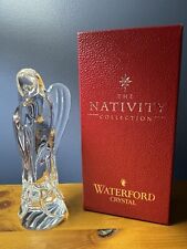 WATERFORD CRYSTAL Nativity Angel #1 Praying EXCELLENT BOX picture