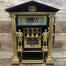 Caesars Palace Casino Las Vegas Vintage Franklin Mint Jackpot Slot Machine Bank picture