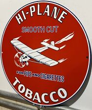 Vintage Style Premium Hi-Plane Tobacco Steel Metal Quality Sign picture