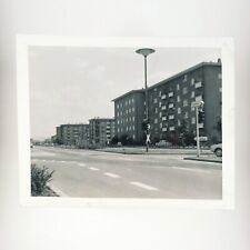 Mannheim Germany Apartment Buildings Photo 1960s Army Soldier Snapshot A3951 picture
