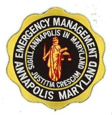 MARYLAND MD ANNAPOLIS EMERGENCY MANAGEMENT NICE SHOULDER PATCH POLICE SHERIFF picture
