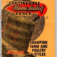 c1960s Martelle, Iowa Continental Fence Memo Note Book Farmers Coop Elevator C46 picture