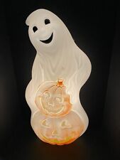 Vintage Grand Venture Ghost with Pumpkins Halloween Blow Mold 31