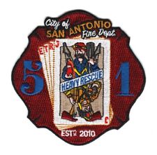 San Antonio Fire Department Heavy Rescue 51 Patch Texas TX picture