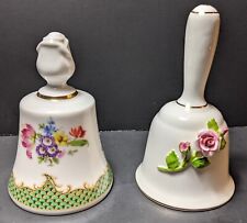 Vintage Bareuther Waldsassen Bavaria Porcelain & Healacraft Bone China Bells 4