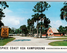 Space Coast KOA Kampground Cocoa Beach Rockledge FL 1970s VTG Postcard Unposted picture