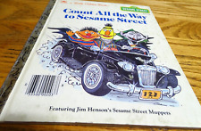 1985 Sesame Street Count All The Way to Sesame Street Little Golden Book Good picture