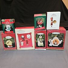Vintage Hallmark Keepsake Christmas Ornaments Lot Of 7 Miscellaneous With Boxes picture